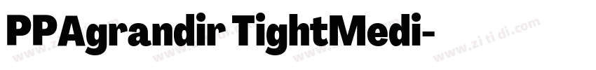 PPAgrandir TightMedi字体转换 PPAgrandir TightMedi字体转换